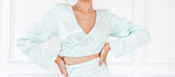 Asymmetrical Beaded Blazer